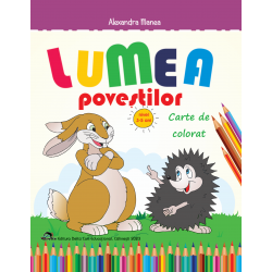 Lumea povestilor - Carte de colorat 3-5 ani